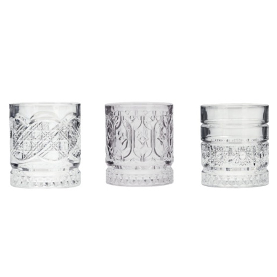 Machine Pressed Whisky Glass