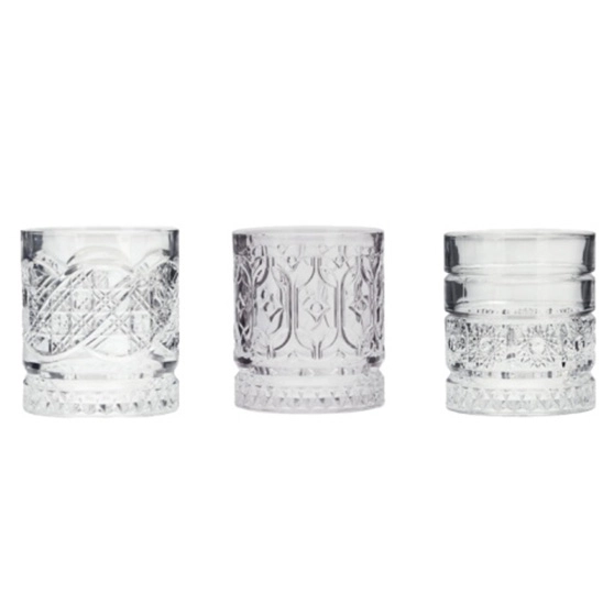 Machine Pressed Whisky Glass